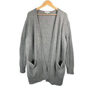 Madewell Ryder Cardigan Sweater light grey preppy‎ lagen look Wool sz M